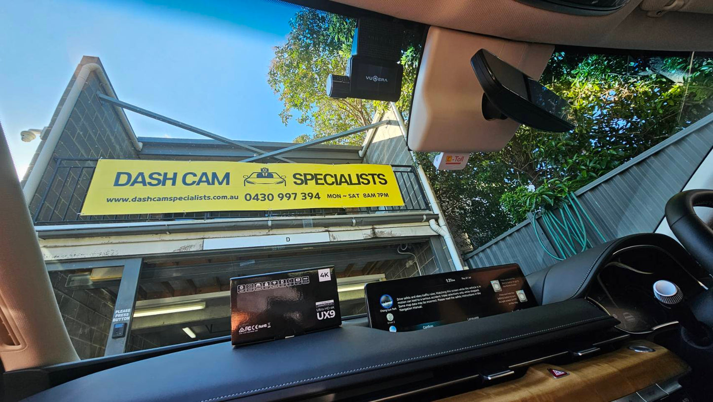 Vugera QX8 Plus 2.5K 128GB Front & Rear Dashcam + Genuine Style Design Cover