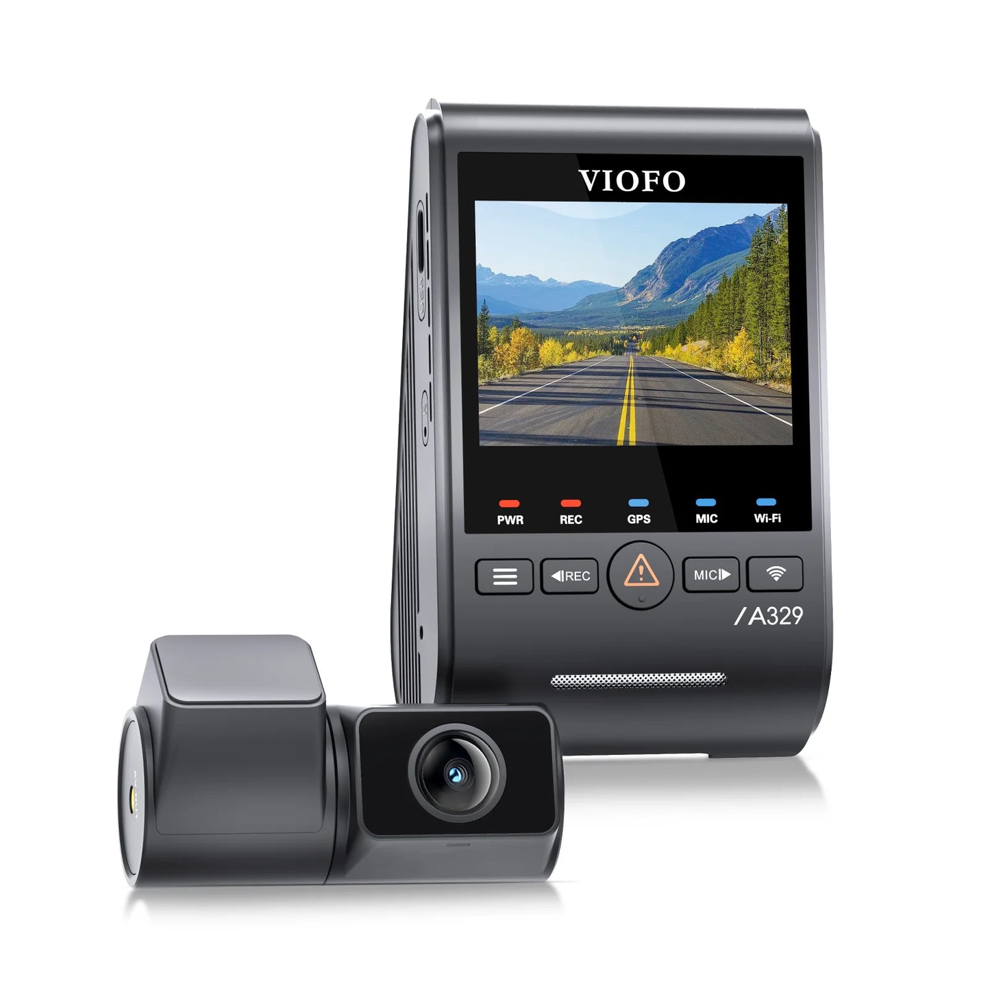 [Pre-Order] VIOFO A329S 2CH 256GB 4K 60FPS+2K HDR Dash Cam with Sony STARVIS 2 Sensor, Built-in Wi-Fi 6 and GPS, Support SSD Storage, Low Power Impact Detection, Hybrid Parking Recording