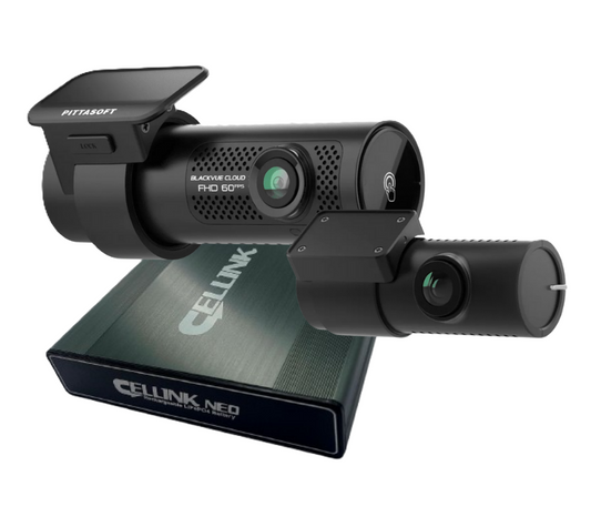[Installed] BlackVue DR770X 64GB + Cellink Neo 6 Slim Battery 6000mA Package