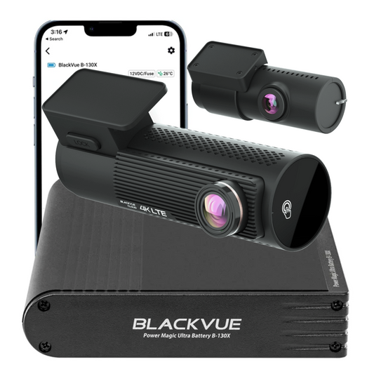 [Install & Save] BlackVue 970X LTE PLUS + B-130X Battery + 256GB Package