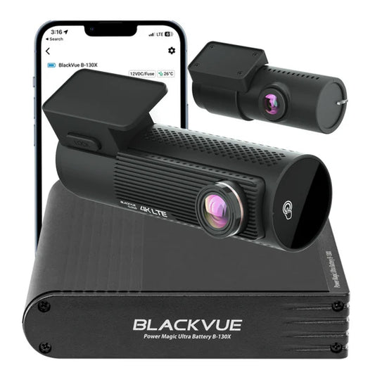 [Installed] BlackVue 970X LTE PLUS + B-130X Battery + 256GB Package