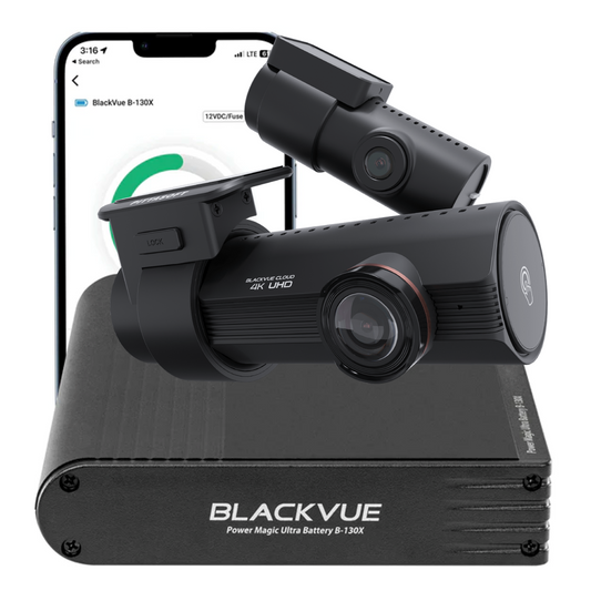 [Install & Save] BlackVue 970X PLUS + B-130X Battery + 256GB Package