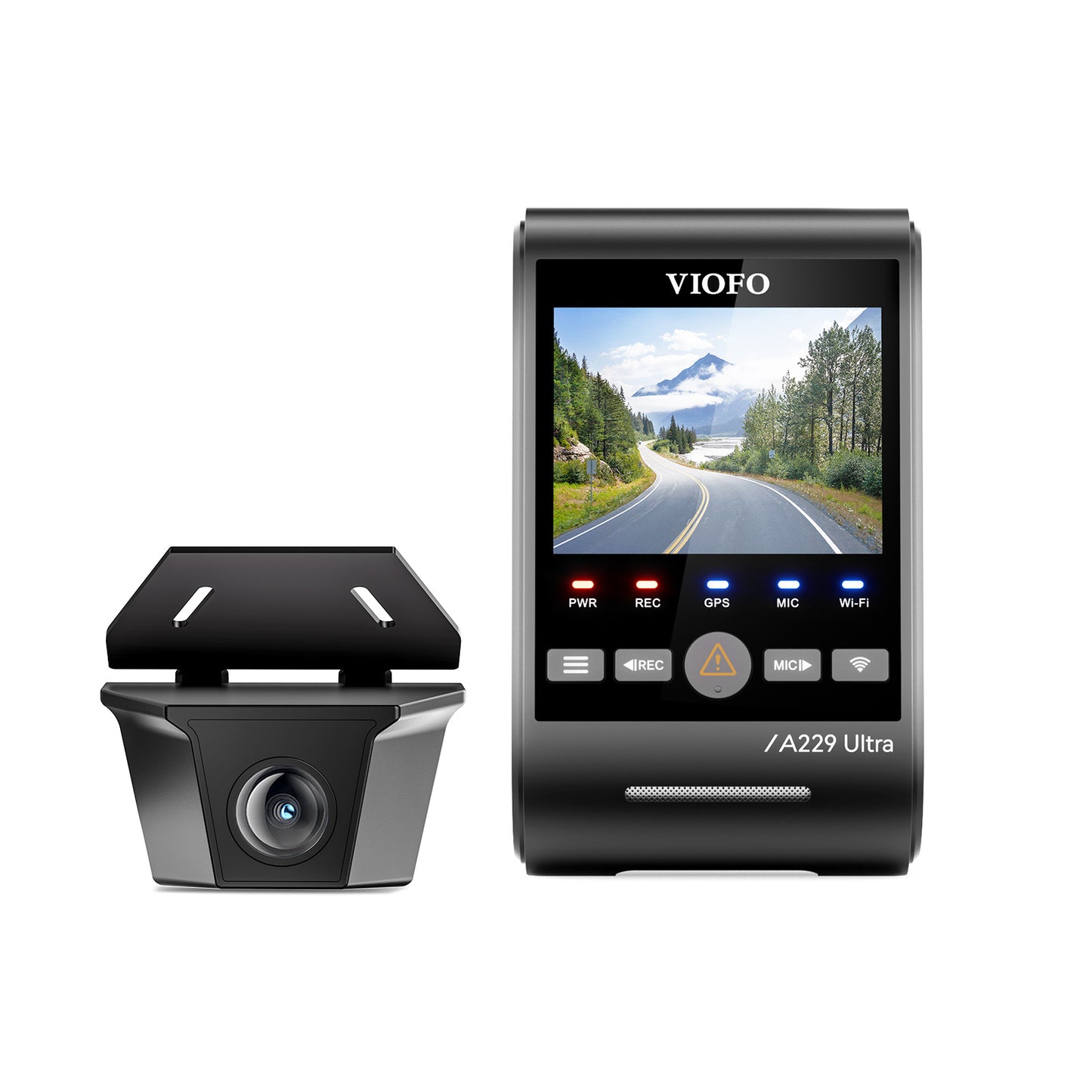 [Installed] Viofo A229 Ultra-W 2CH 128GB Dual 4K