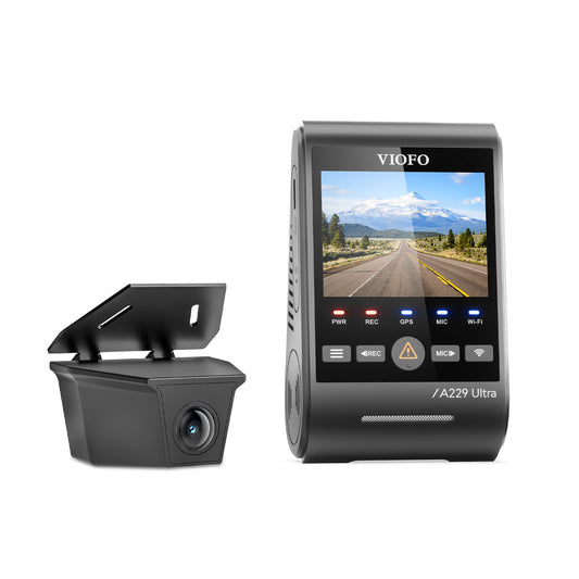 [Installed] Viofo A229 Ultra-W 2CH 128GB Dual 4K