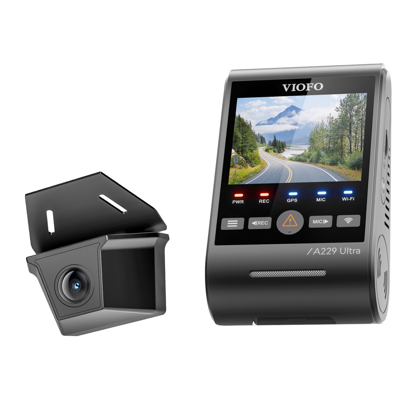[Installed] Viofo A229 Ultra-W 2CH 128GB Dual 4K