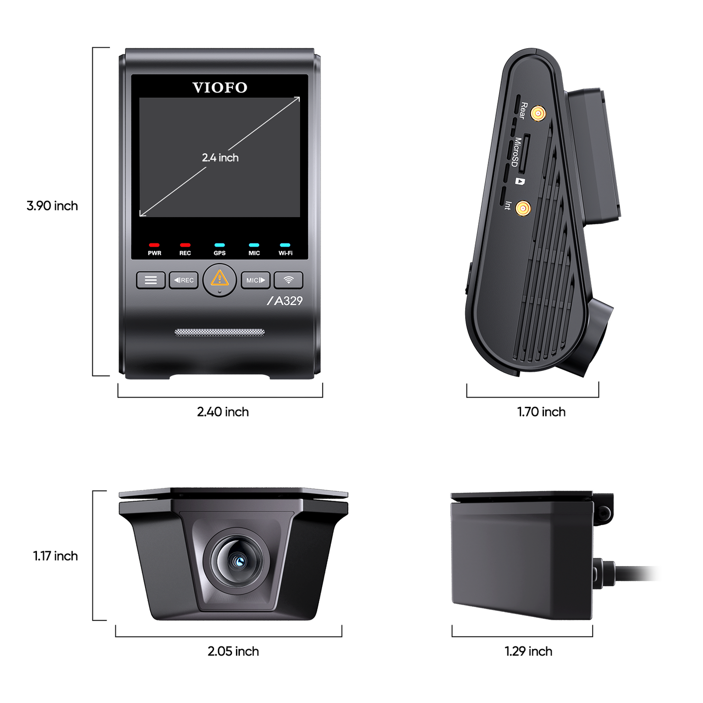 [Installed] Viofo A329SW 2CH HK6 128GB 4K 60FPS+Exterior 2K