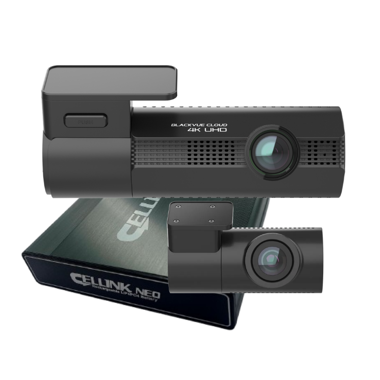 [Installed] BlackVue ELITE 9 2-Channel + Neo 6 Slim Battery + 64GB Package