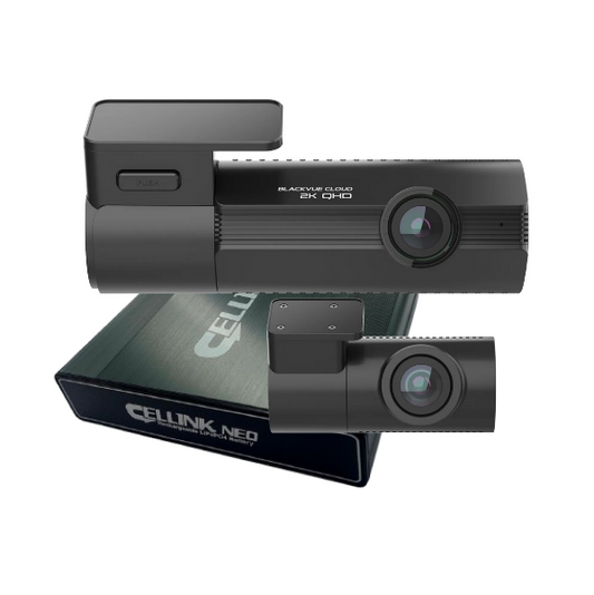 [Installed] BlackVue ELITE 8 2-Channel 64GB + Cellink Neo 6 Slim Battery 6000mA Package