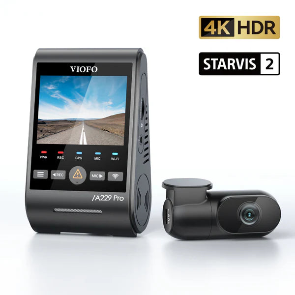 [Installed] Viofo A229 Pro 2CH 4K+2K 32GB Package