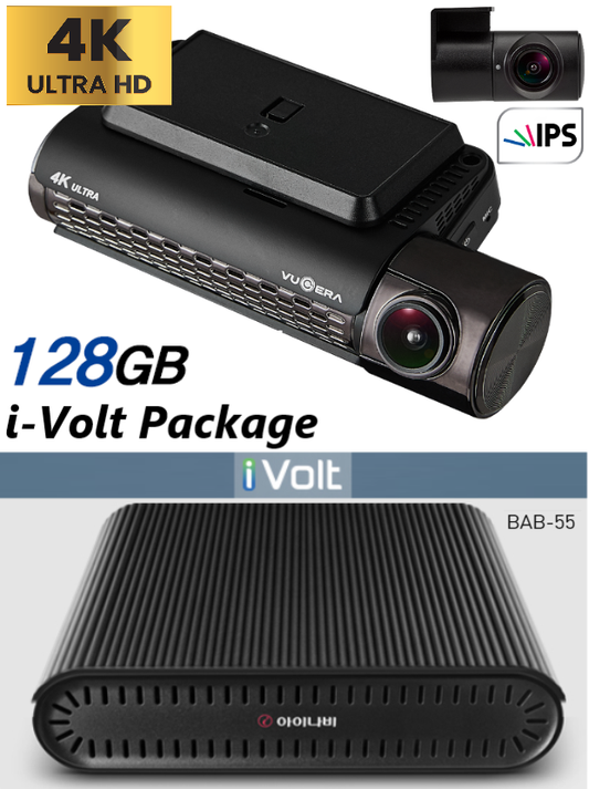 [Mega Deal] Vugera UX9 4K 128GB Install & Save + i-Volt Mini Battery 4500mA Package