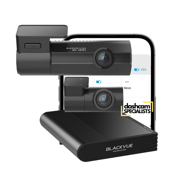 [Installed] BlackVue ELITE 8 2-Channel + B-130A Battery + 64GB Package