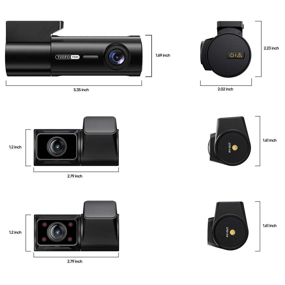 [Installed] Viofo T330 3CH 4K Front, 2K Rear & 2K Fisheye Interior Cabin 512GB